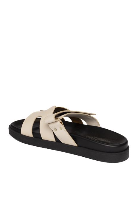 Ivory paris sandal VINCENT VEGA | PARISVIT-AVORIO